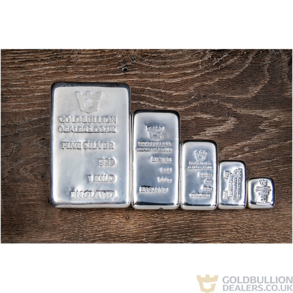 Gold Bullion Dealers 50 Gram Silver Bar