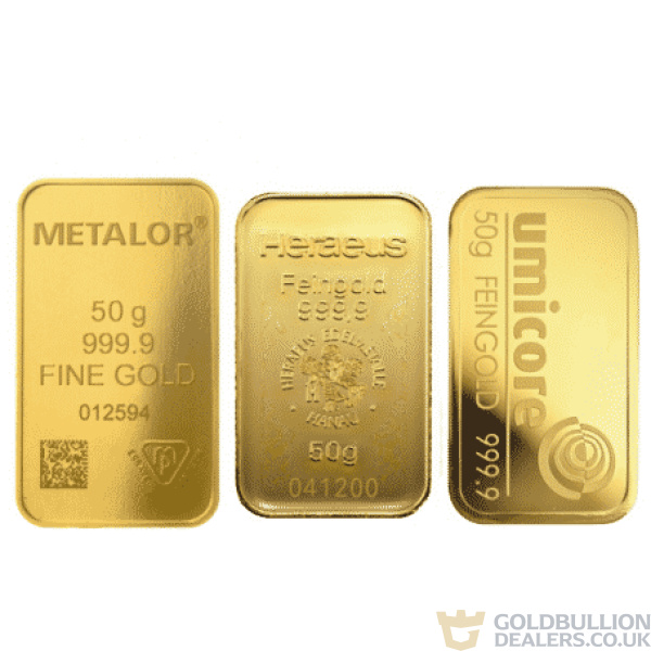 50 Gram Gold Bar