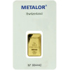 Metalor 5 Gram Gold Bar